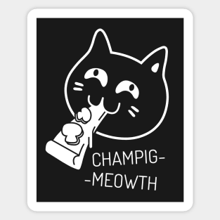 Champigmeowth Sticker